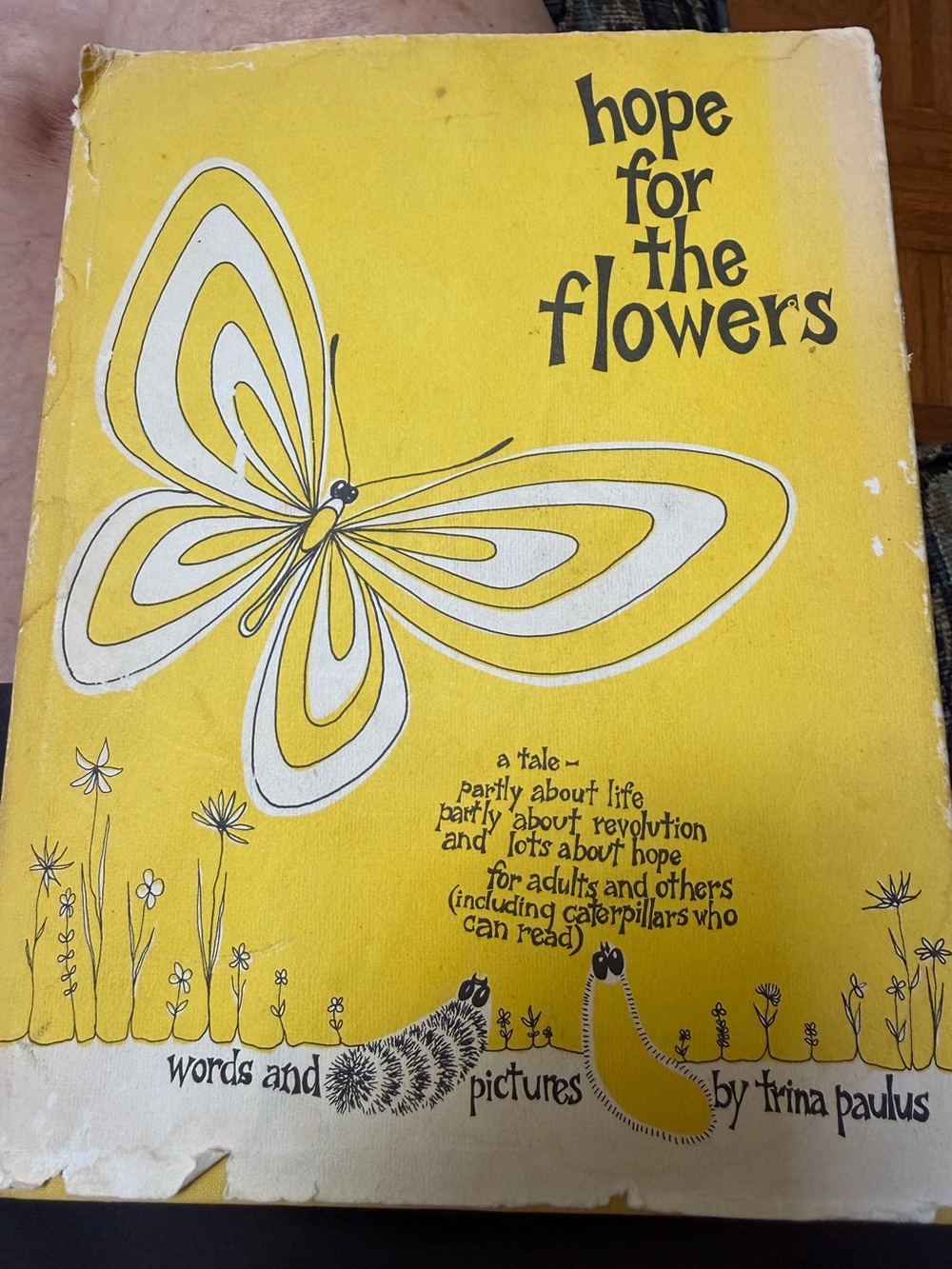 Hope for the Flowers Book - 70s Vintage Words & Pictures by Trina Paulus